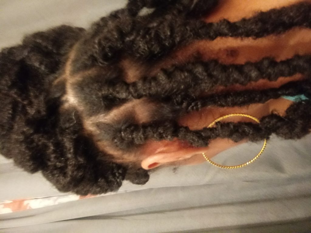 how to do the butterfly distress locs